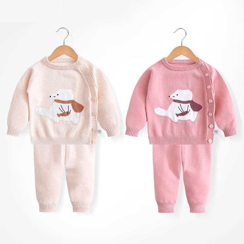Children's sweater bottoming set