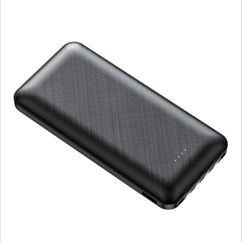 High capacity power bank with its own cable