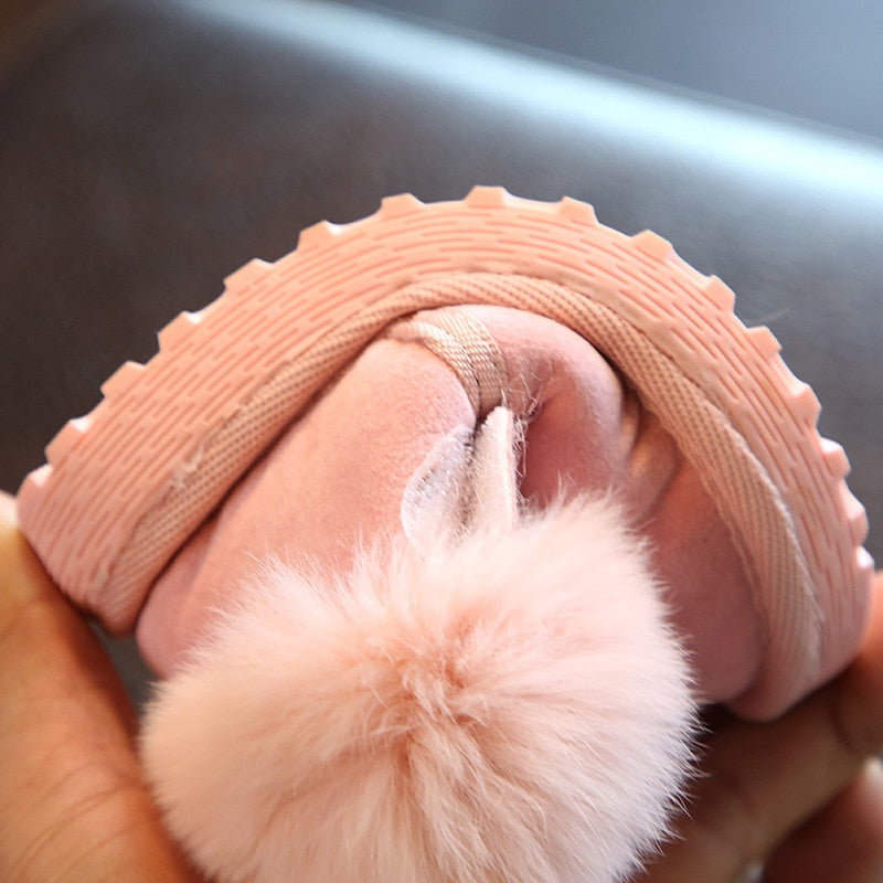 New winter children's Plush Princess Snow Boots