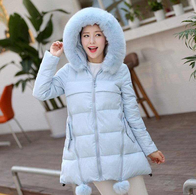 Loose plus size thin cotton coat