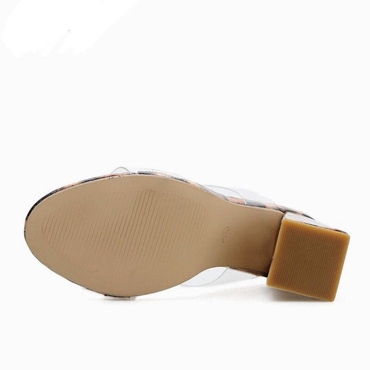 Slippers High heels Shoes Gladiator Slides Sandals Women - FLIPSTYLEZLLC