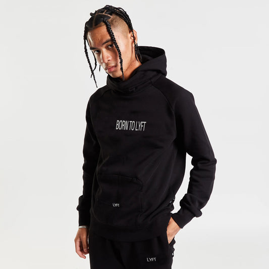 Men's Loose Plus Size Solid Color Hooded Casual Sweater