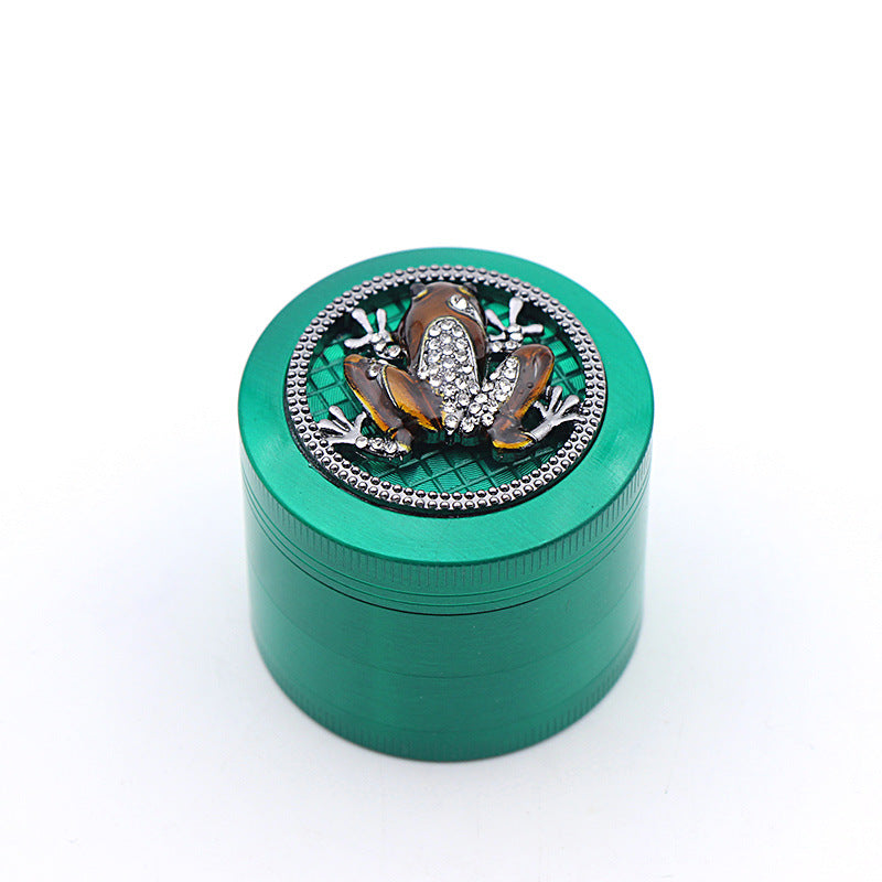Diamond-studded smoke grinder