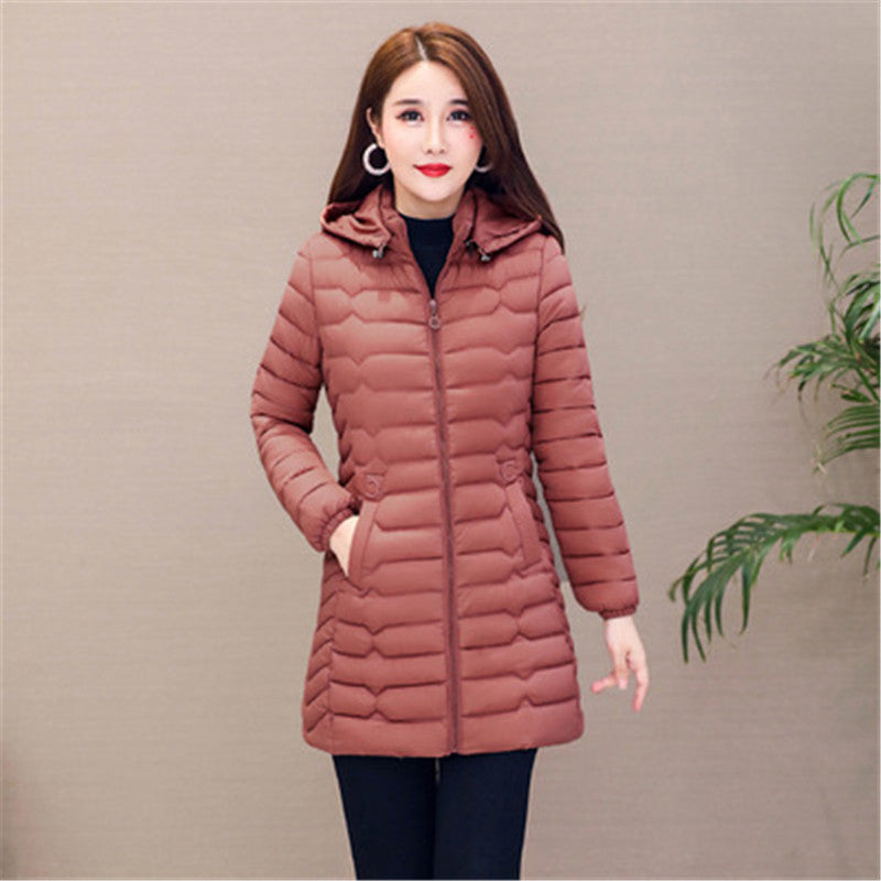 Women's light winter cotton coat