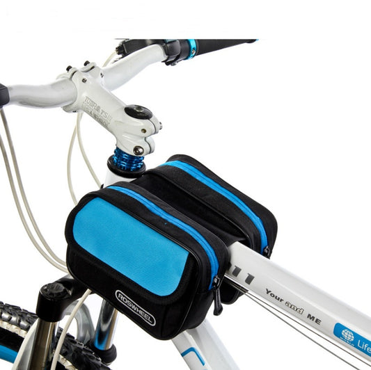 Bicycle bag front beam bag saddle bag mountain bike equipment riding bag on tube bag bicycle accessories bag