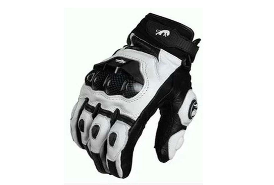 Motorcycle Locomotive Equipment Knight Carbon Fiber Leather Windproof Men and women Four Seasons Anti-fall Off-road Racing Riding Gloves