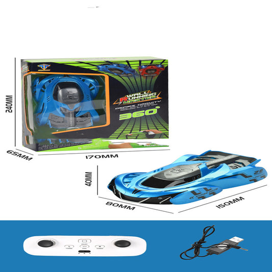 Infrared Stunt Programming Wall Climbing Car With Light To Send USB Charging