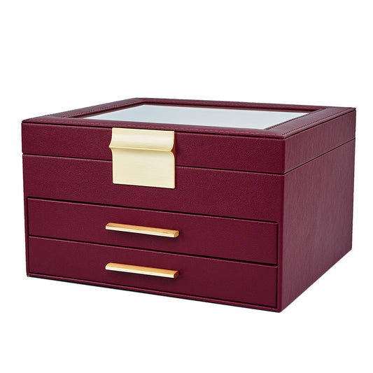 Drawer Type Jewelry Large Capacity Storage Box Ring