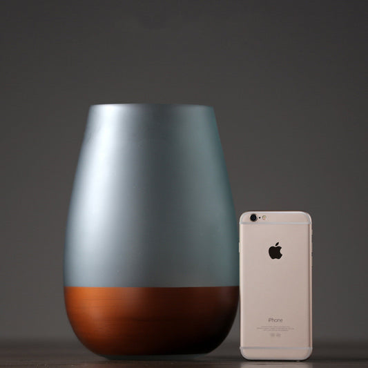 Modern and Simple American Stained Glass Vase