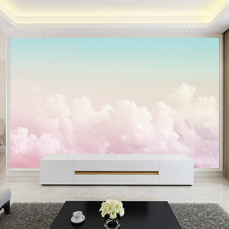 Printed Waterproof Wallpaper For TV Backdrop Wall Mural