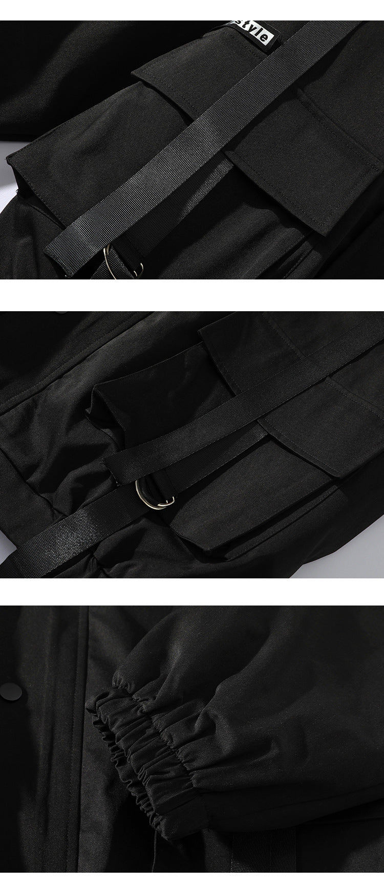 Men's Trendy Plus Size Stand Collar Jacket Suit