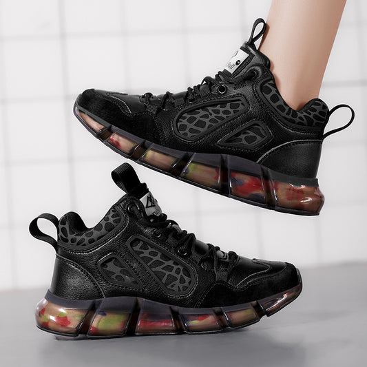 High-top luminous shoes