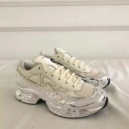 New Cool Red on Shiny Silver Shoes for Women