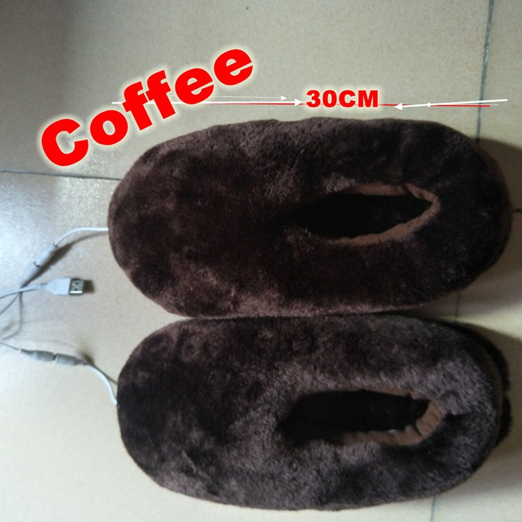 Warmer Heated-Slipper Electric-Feet Portable Winter Soft Home Usb-Pad Cold-Relief-Gift