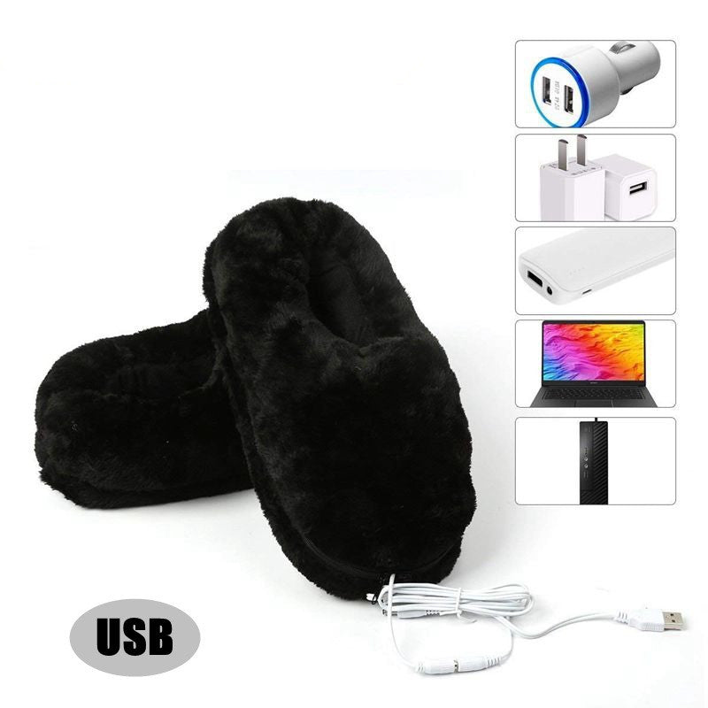 Warmer Heated-Slipper Electric-Feet Portable Winter Soft Home Usb-Pad Cold-Relief-Gift
