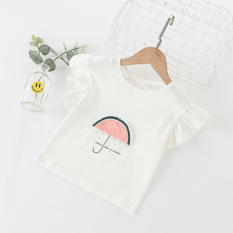 Girl's short sleeve T-shirt