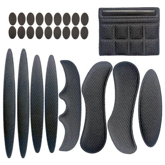 Cycling Bike Helmet Lining Universal Breathable Sponge Liner With Velcro Chin Pad Hot Press Molding