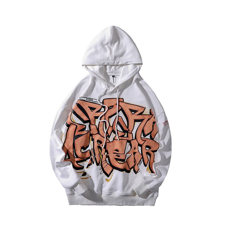 Men's Loose Hooded Couple's Plus Size Coat Hip Hop Sweater