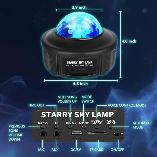 Bluetooth Music Starry Sky Projector - FLIPSTYLEZLLC