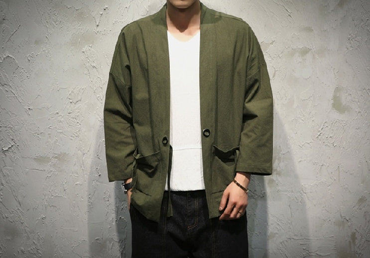 Casual Authentic style clothing cardigan men's jacket