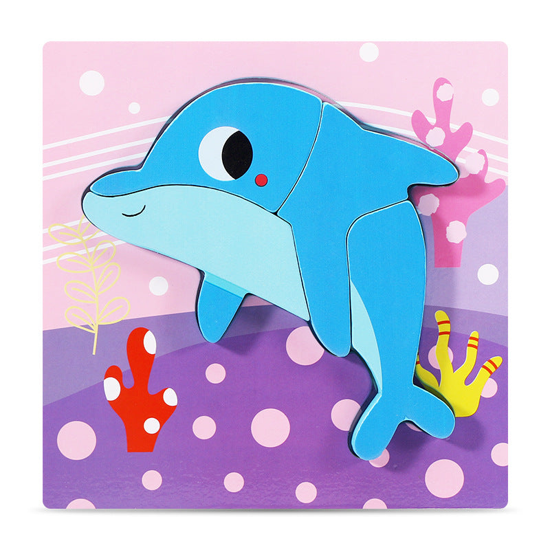 Three-dimensional puzzle for children