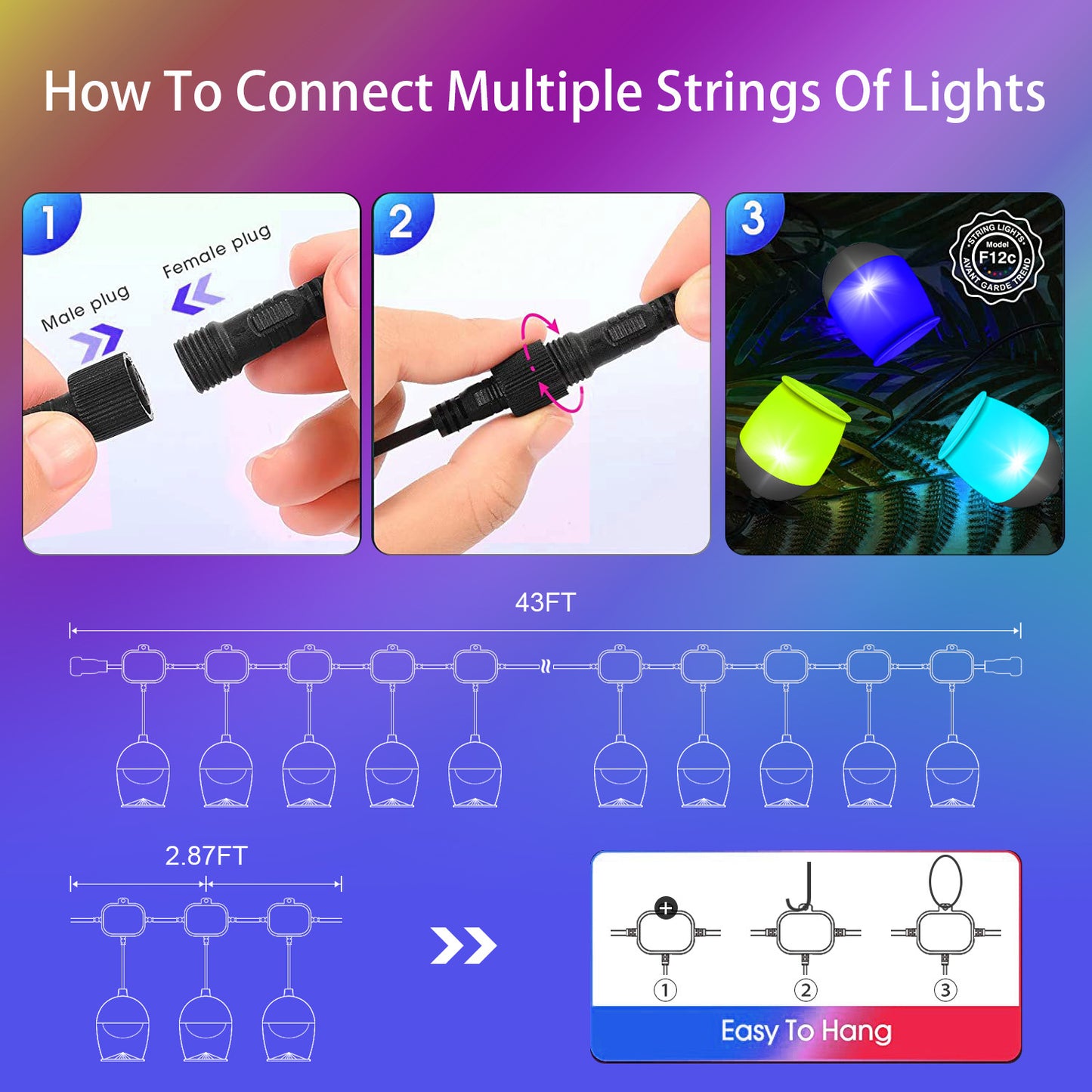 LED Phantom Music Bluetooth Light String - FLIPSTYLEZLLC