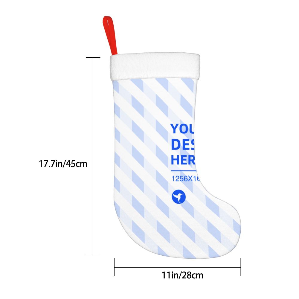 Create Your Own Double Sided Design Christmas Decorative Socks