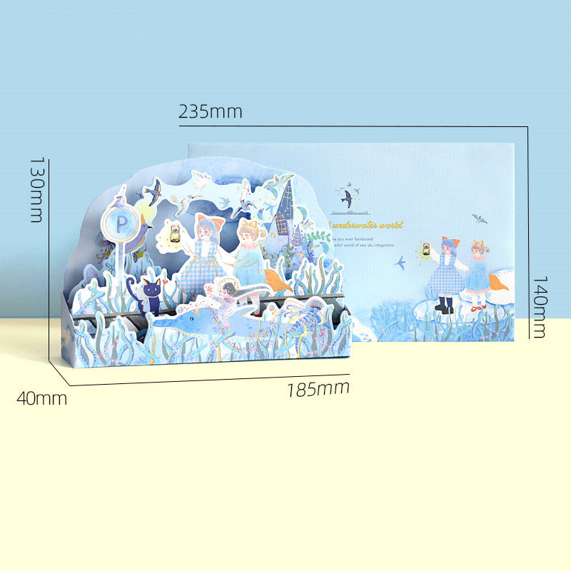 Handmade Folding Greeting Cards Exquisite And Fashionable