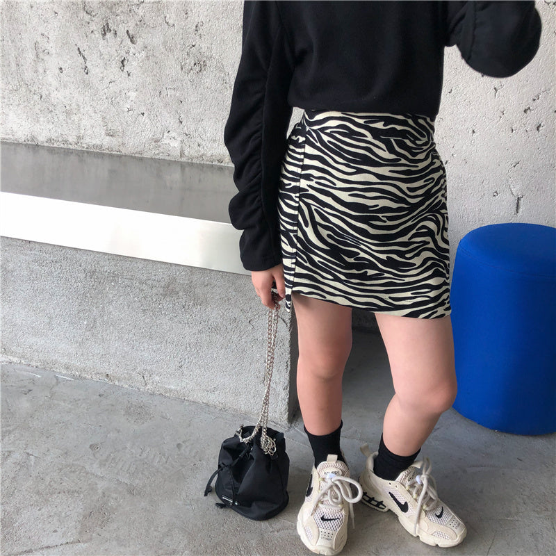 Children's Dress Foreign Style Bag Fashion Zebra Girl Baby Skirt