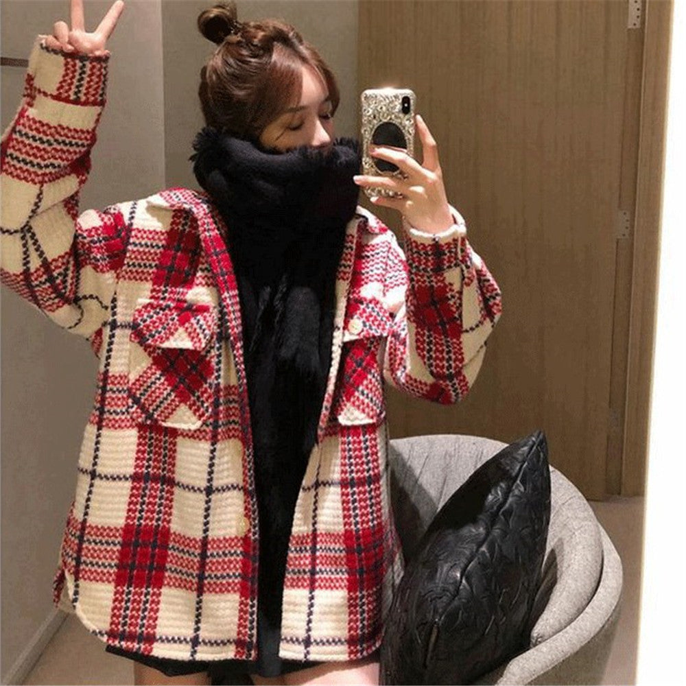 Women's Autumn And Winter Woolen Coat
