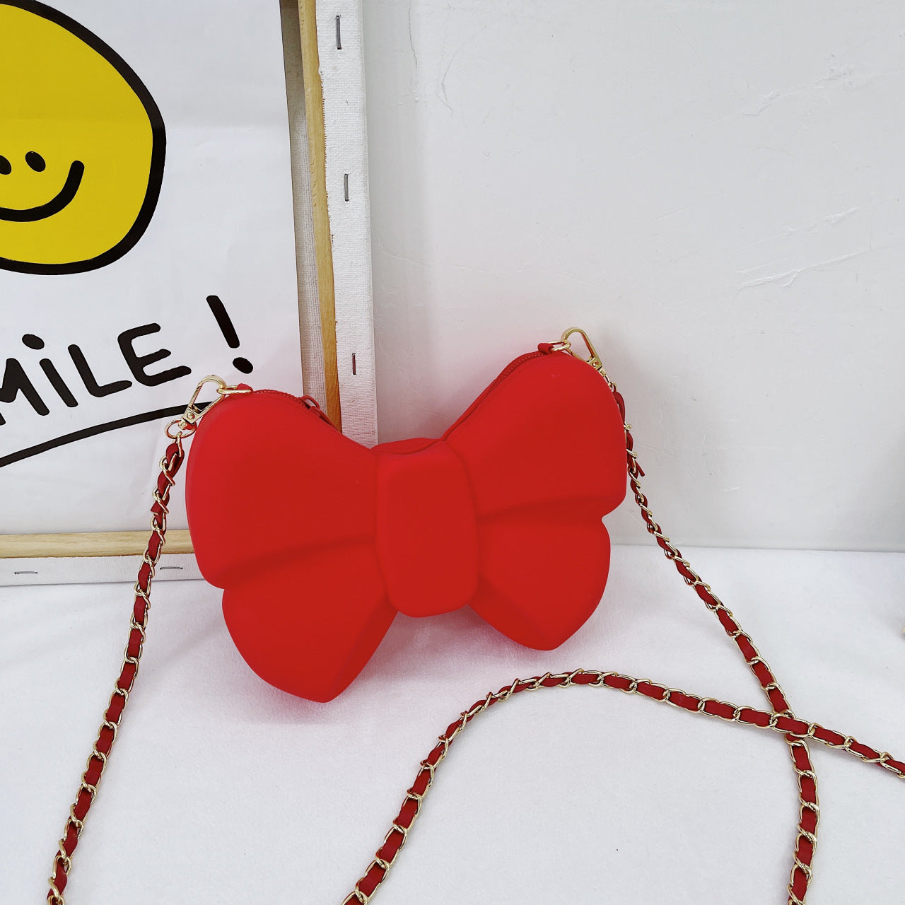 Diagonal Coin Purse Bow Princess Bag Parent-child Bag