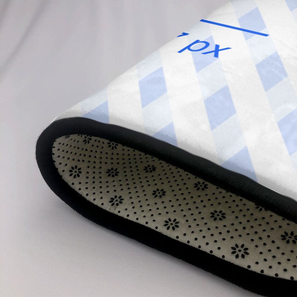 Create Your Own Flannel Absorbent Non-slip Easy-care Floor Mat