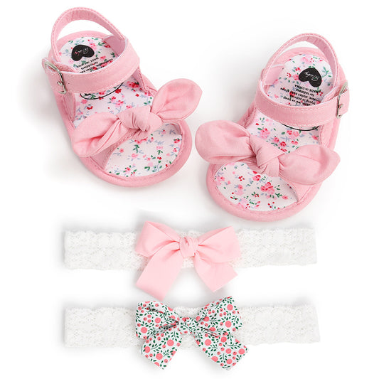New Spring And Summer Baby Sandals 2-piece Set