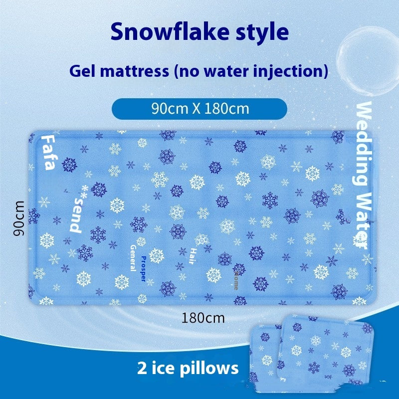 Gel Ice Pad Mattress Cooling Single PVC Cushion