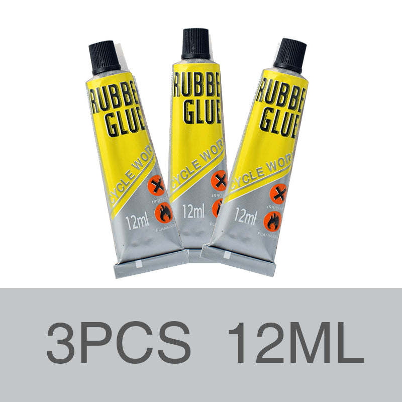 Bicycle and motorcycle tire repair glue