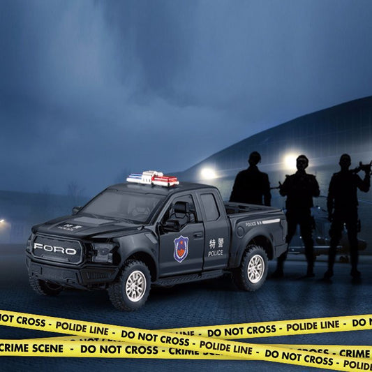 Children's toy car police car Ford Raptor