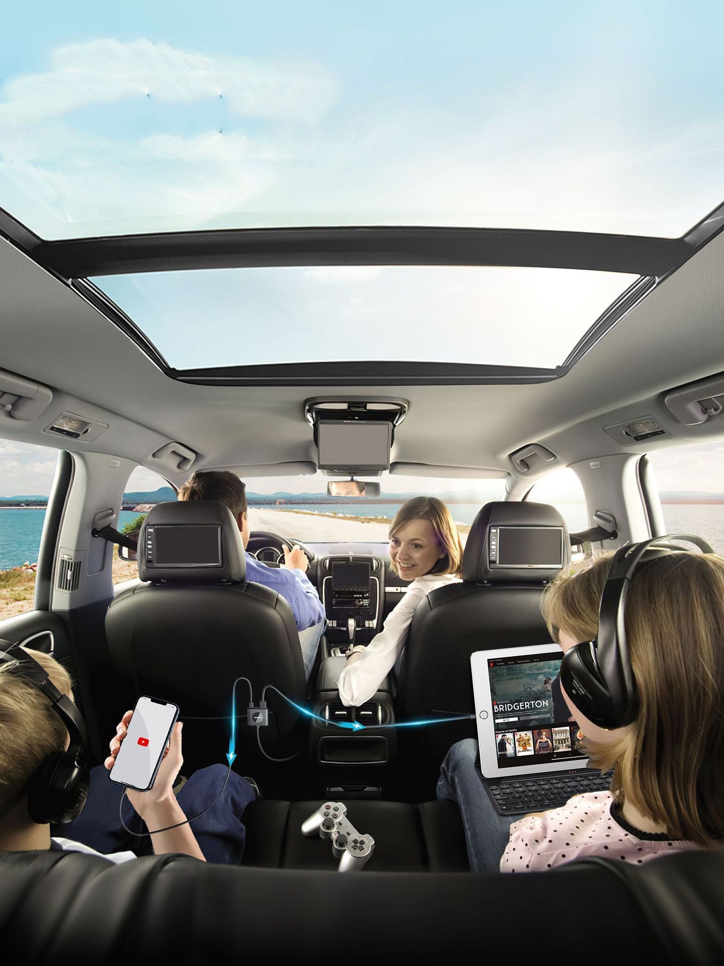 Quick 5 Car Charger Cigarette Lighting Conversion Plug