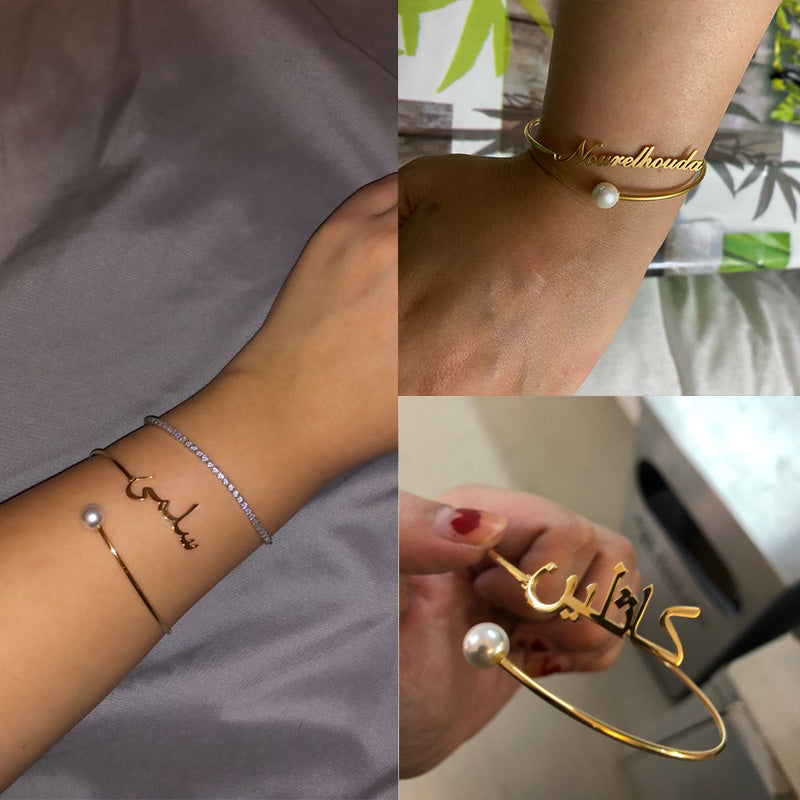 A letter live mouth bracelet ancient bracelet