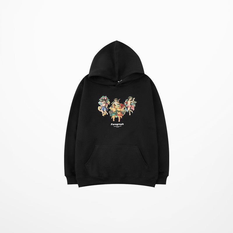 Hooded Sweater Plus Velvet Thickening Casual Ins Men's Sports Autumn Clothing