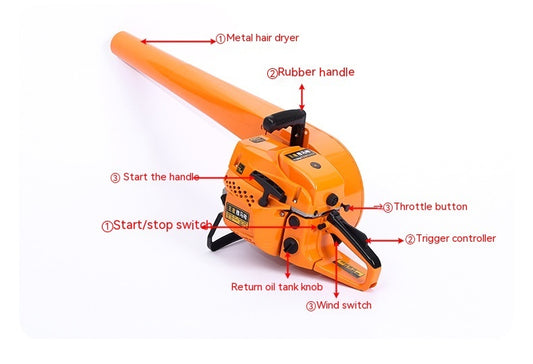 Wind Power Fire Extinguisher High Power Carrying Road Hair Dryer