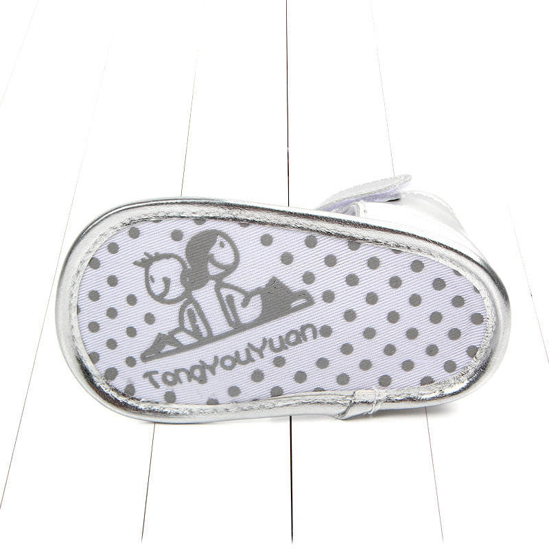 baby toddler shoes baby big flower PU sandals