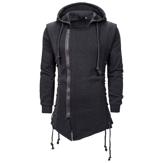 Plus Size Men's Hooded Loose Jacket
