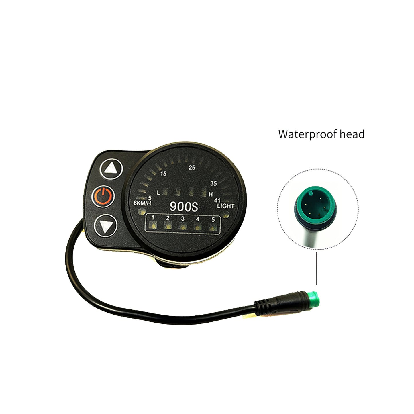 Bicycle Modified Lithium Battery Power With Quantum KT-LED900S Meter