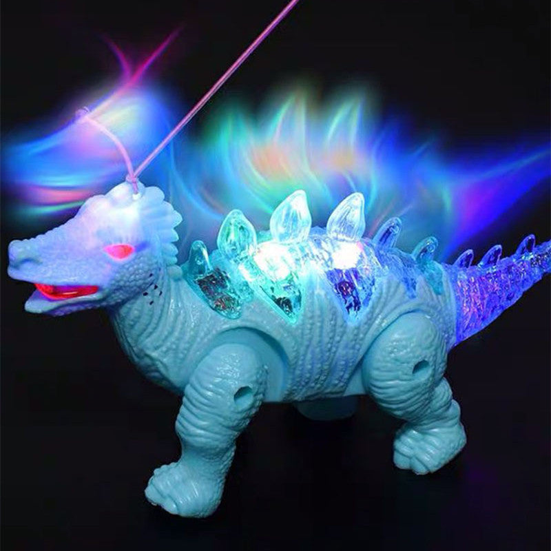 Leash Electric Dinosaur Walking Luminous Music Electric Toy