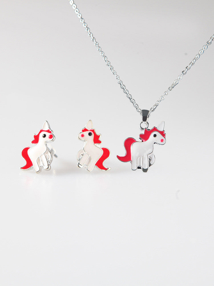 Alloy pony jewelry set - FLIPSTYLEZLLC