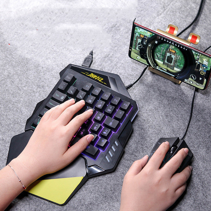 Wireless Bluetooth Keyboard Automatic Game Assist Android Universal