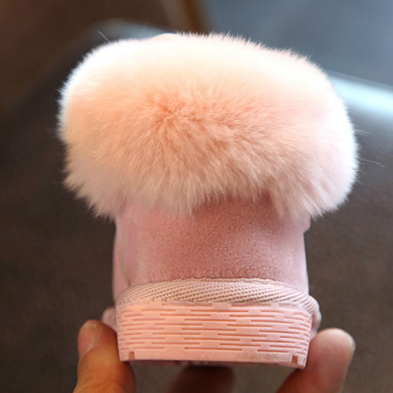 New winter children's Plush Princess Snow Boots