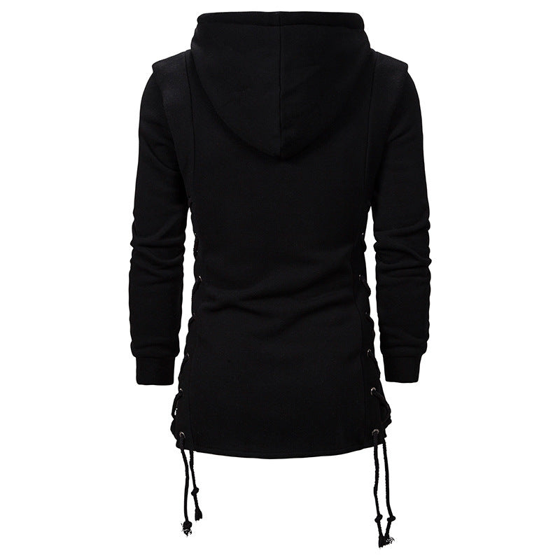 Plus Size Men's Hooded Loose Jacket