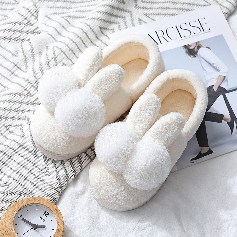 Women's winter home cotton slippers