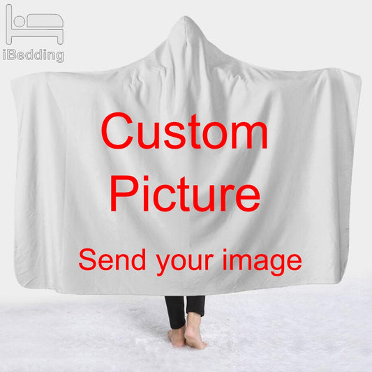 Portable 3D Printed Hooded Blanket To Keep Warm For Adults And Children